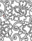 BLOOM PATTERN 8" , 12"