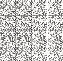 DARING A and B PATTERN 12"